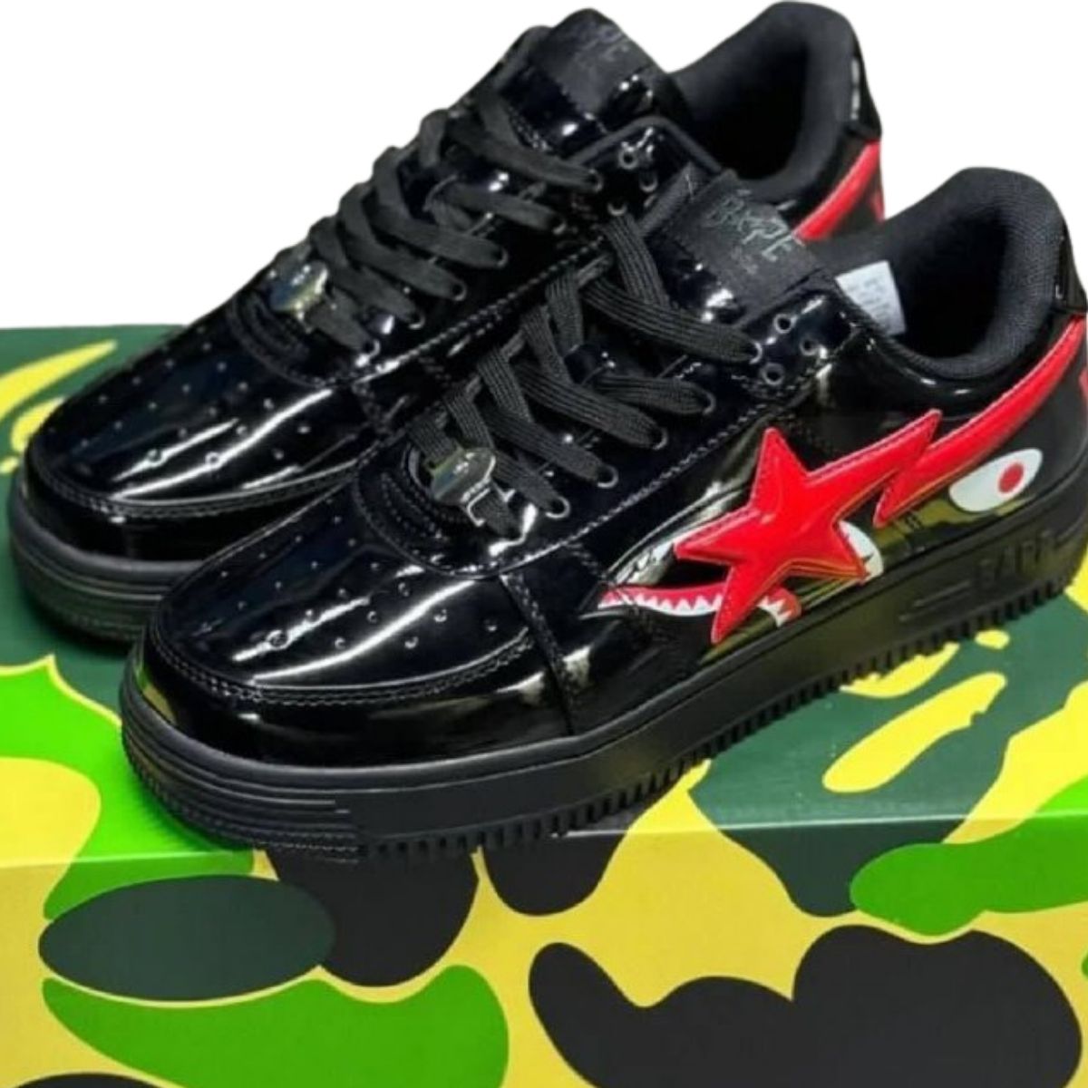 zapatillas bapesta shark black low para hombre color negro de uso diario en Cartagena Bolivar Colombia. Compra en onlineshoppingcenterg con envío rápido y pago contra entrega.